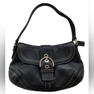 Vintage COACH F10910 SOHO WITH HANGTAG BLACK RARE STYLE